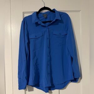 Eddie Bauer Performance Blue Shirt XL